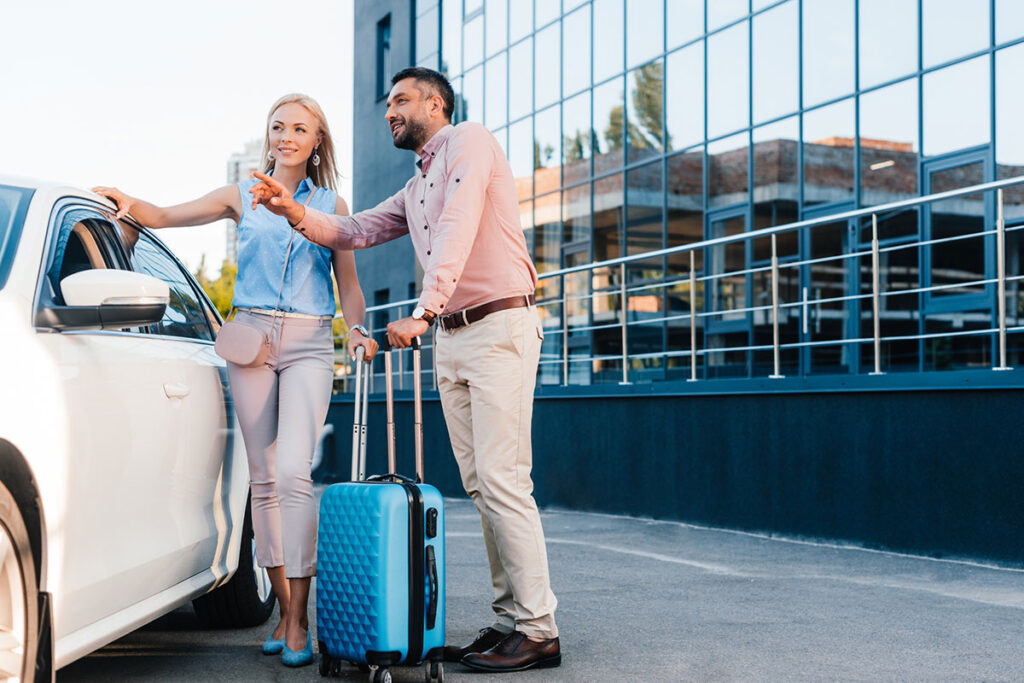 Free private car transfers from airport