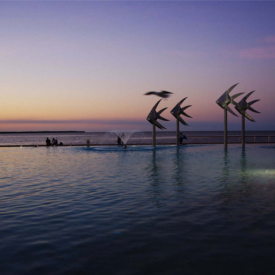 Cairns Esplanade - evening